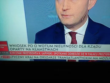 Pasek TVP za czasów prezesury Jacka Kurskiego 