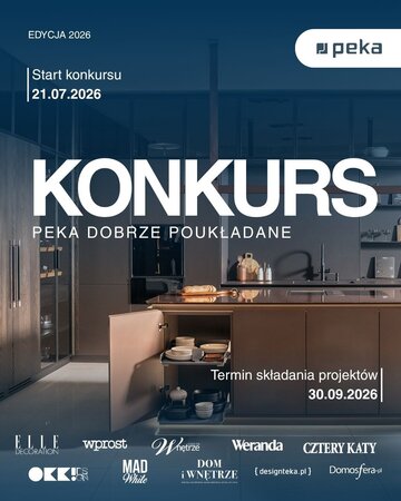 Konkurs PEKA Dobrze Poukładane to&nbsp;okazja dla&nbsp;architekt&oacute;w i&nbsp;projektant&oacute;w wnętrz, by&nbsp;sprawdzić własny warsztat i&nbsp;pokazać sw&oacute;j spos&oacute;b myślenia o&nbsp;przestrzeni