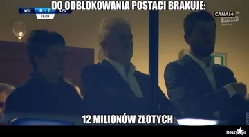 Wisła Kraków czeka na przelew - mem 
