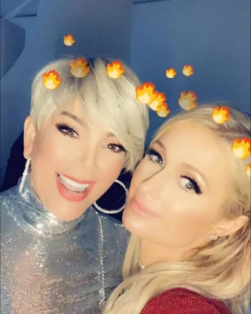 Kris Jenner i Paris Hilton 