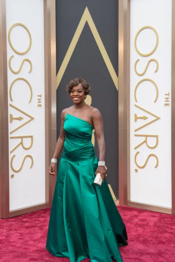 Viola Davis podczas 86. ceremonii rozdania Oscarów w 2014 roku 