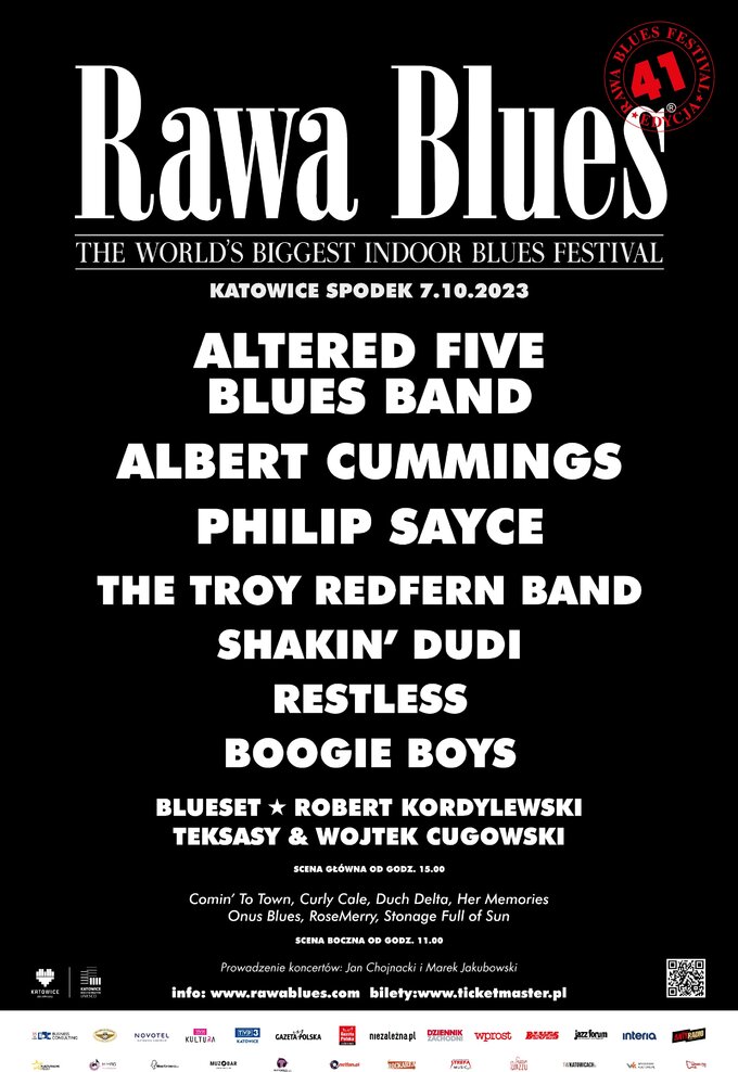 Rawa Blues Festiwal – plakat