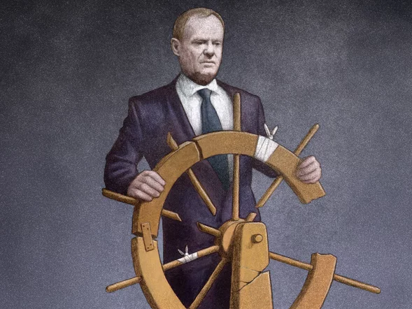 Miniatura: Manewry Tuska, izolacja Morawieckiego i...