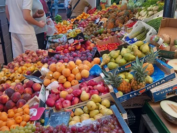Owoce na Mercado Central de Santa Cruz 
