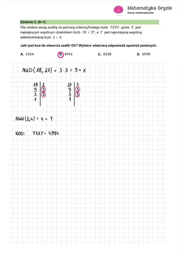 Egzamin ósmoklasisty z matematyki – strona 2 