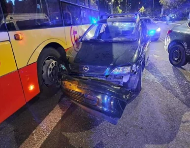 Miniatura: Nocny pościg na ulicach Warszawy. Pijany...