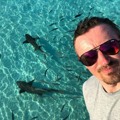 Miniatura: Adam Małysz z żoną na Malediwach