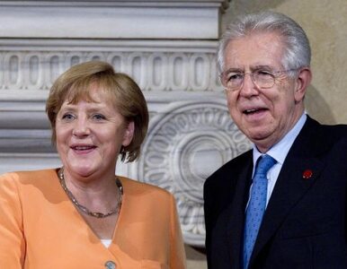 Miniatura: Merkel i Monti: zrobimy wszystko, żeby...