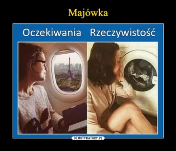 Mem związany z majówką 