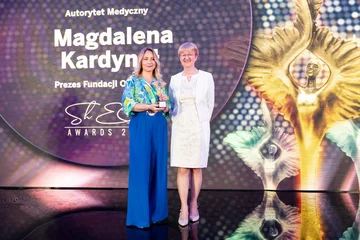 Katarzyna Pinkosz z Magdaleną Kardynał 