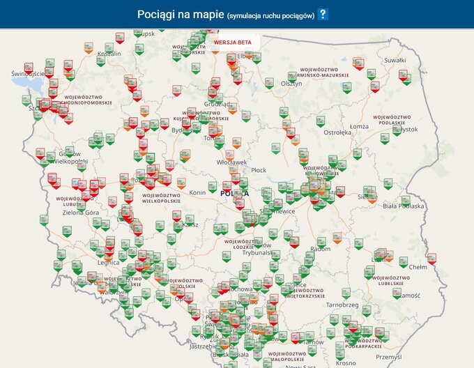Op&oacute;źnione pociągi 26 stycznia (na godz. 12:35)