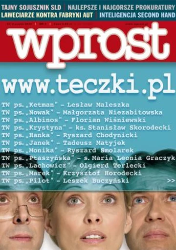 Okładka tygodnika Wprost nr 3/2005 (1155)