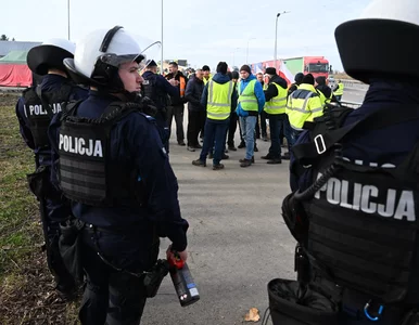 Miniatura: Protest rolników w Medyce. Nerwowe reakcje...