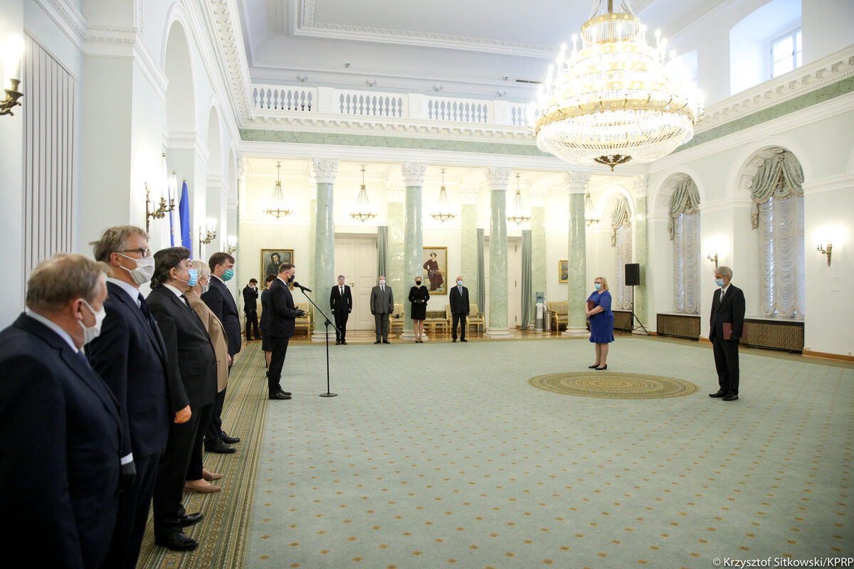 Uroczystość w Pałacu Prezydenckim 
