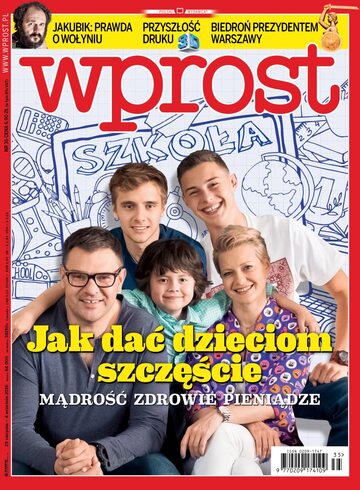 Okładka tygodnika Wprost nr 35/2016 (1751)