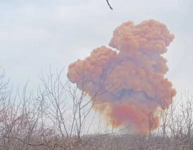 Miniatura: Kłęby dziwnego dymu po ataku Rosjan. Pilny...