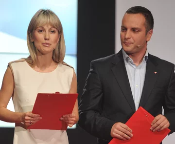 Magdalena Ogórek w 2011 roku na konwencji wyborczej SLD 