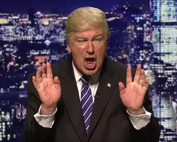 Alec Baldwin jako Donald Trump 