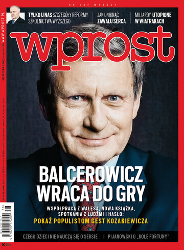 Okładka tygodnika Wprost nr 38/2017 (1803)