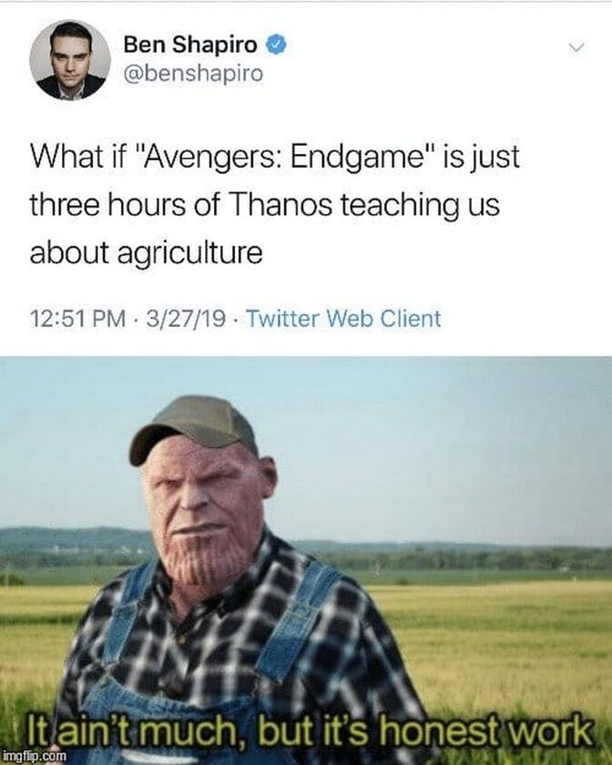 Mem inspirowany nadchodzącym filmem „Avengers: Endgame” 