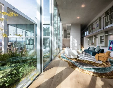 Miniatura: Ten nowoczesny, minimalistyczny dom...