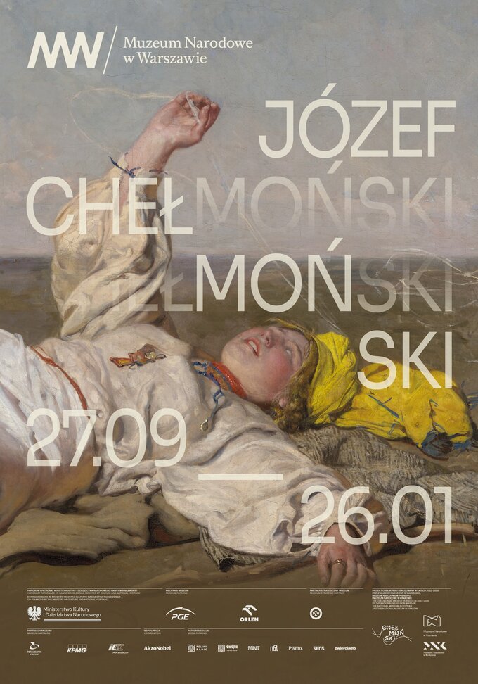 Plakat wystawy „Józef Chełmoński”