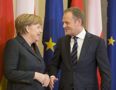Miniatura: Tusk rozmawiał z Merkel