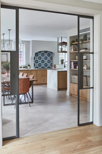 Podmiejski dom z turkusową kuchnią, projekt XUL Architecture downloadfor.press, XUL