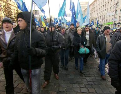 Miniatura: Ukraina: wielka kontrmanifestacja w...
