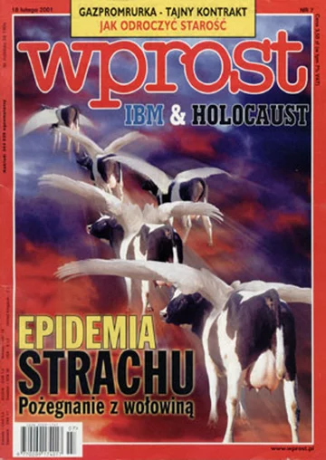 Okładka tygodnika Wprost nr 7/2001 (951)