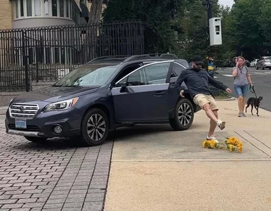 Miniatura: Niecodzienny protest przed ambasadą Rosji...