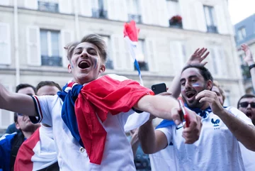 A tak świętowali francuscy kibice 