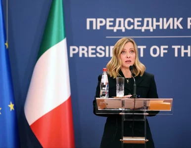 Miniatura: Meloni z wizytą Serbii. Wpadka czy...