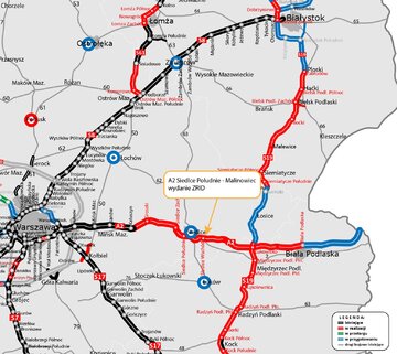 Budowa nowego odcinka autostrady A2