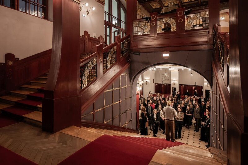 Architekci i&nbsp;przedstawiciele krakowskich biur projektowych podczas spotkania z&nbsp;cyklu &bdquo;Architekci w&nbsp;pierwszym rzędzie&rdquo; w&nbsp;Narodowym Starym Teatrze w&nbsp;Krakowie