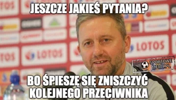 Mem z Jerzym Brzęczkiem 