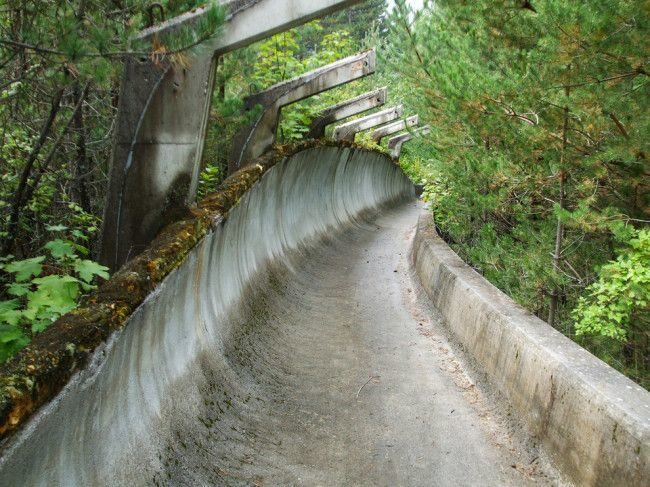 Tor bobslejowy z Zimowych Igrzysk Olimpijskich w 1984 roku w Sarajewie