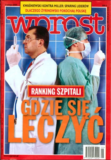 Okładka tygodnika Wprost nr 5/2002 (1001)