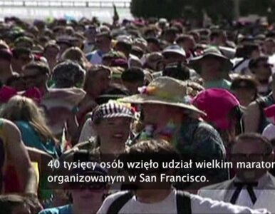 Miniatura: Tysiące przebierańców pobiegło w maratonie