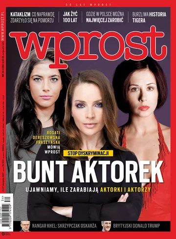 Okładka tygodnika Wprost nr 34/2017 (1799)