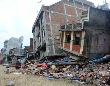Miniatura: Kolejne silne trzęsienie ziemi w Nepalu....
