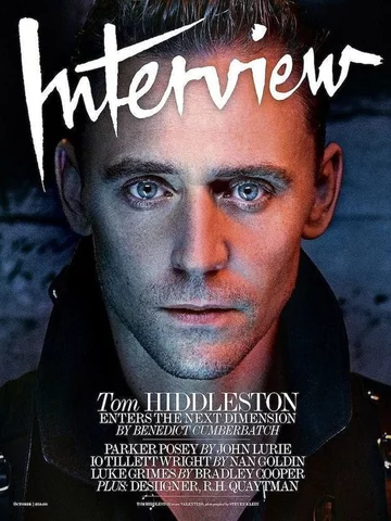 Tom Hiddleston na okładce magazynu "Interview" 