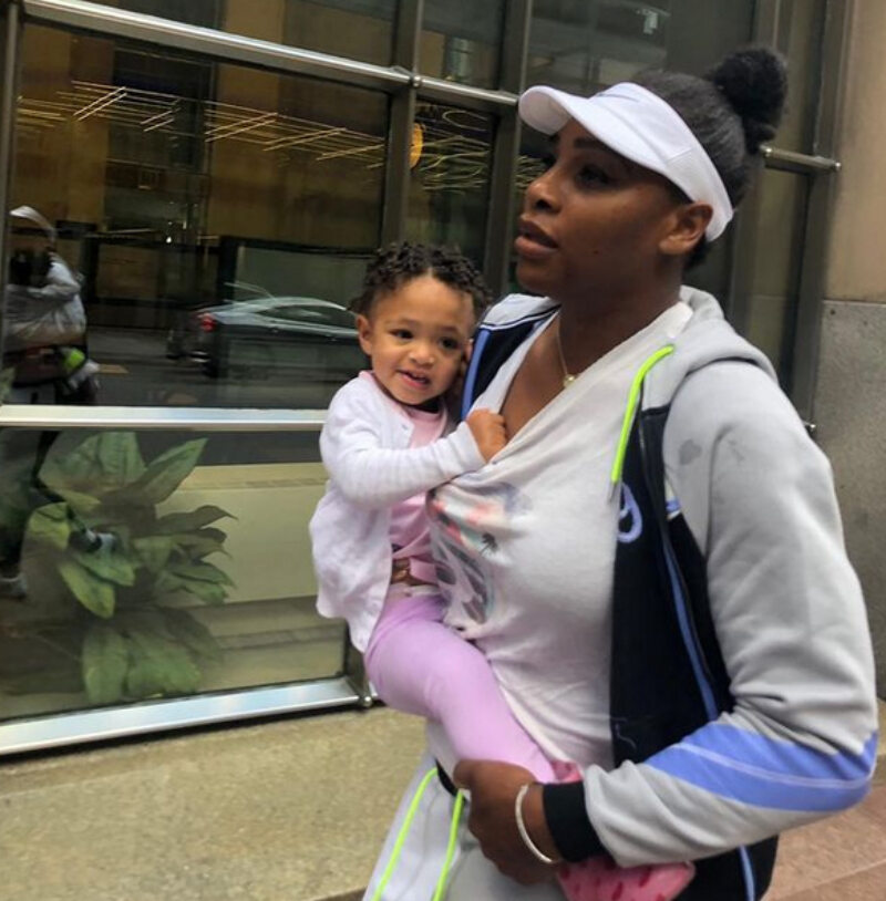 Serena Williams z córką 