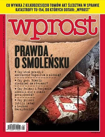 Okładka tygodnika Wprost nr 45/2010 (1448)