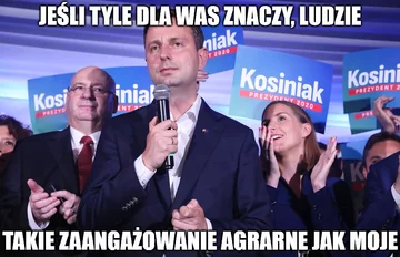 Mem po ogłoszeniu wyników I tury wyborów prezydenckich 