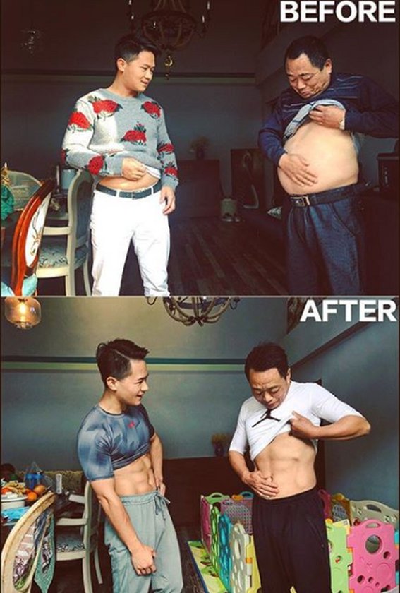 Przed i po zmianie trybu życia 