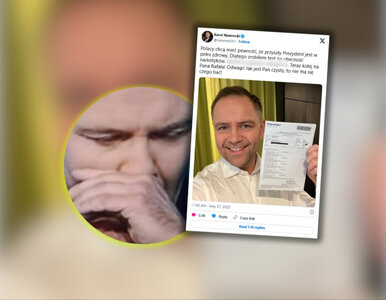 Miniatura: Nawrocki poddał się testom na narkotyki....