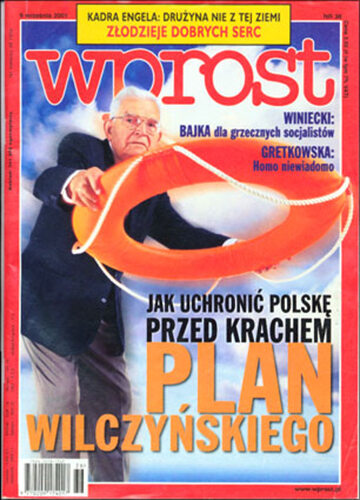 Okładka tygodnika Wprost nr 36/2001 (980)