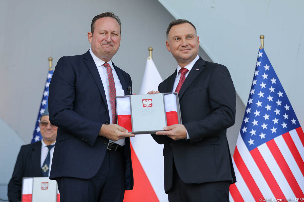 Spotkanie prezydenta Andrzeja Dudy z Polonią w New Britain w USA 