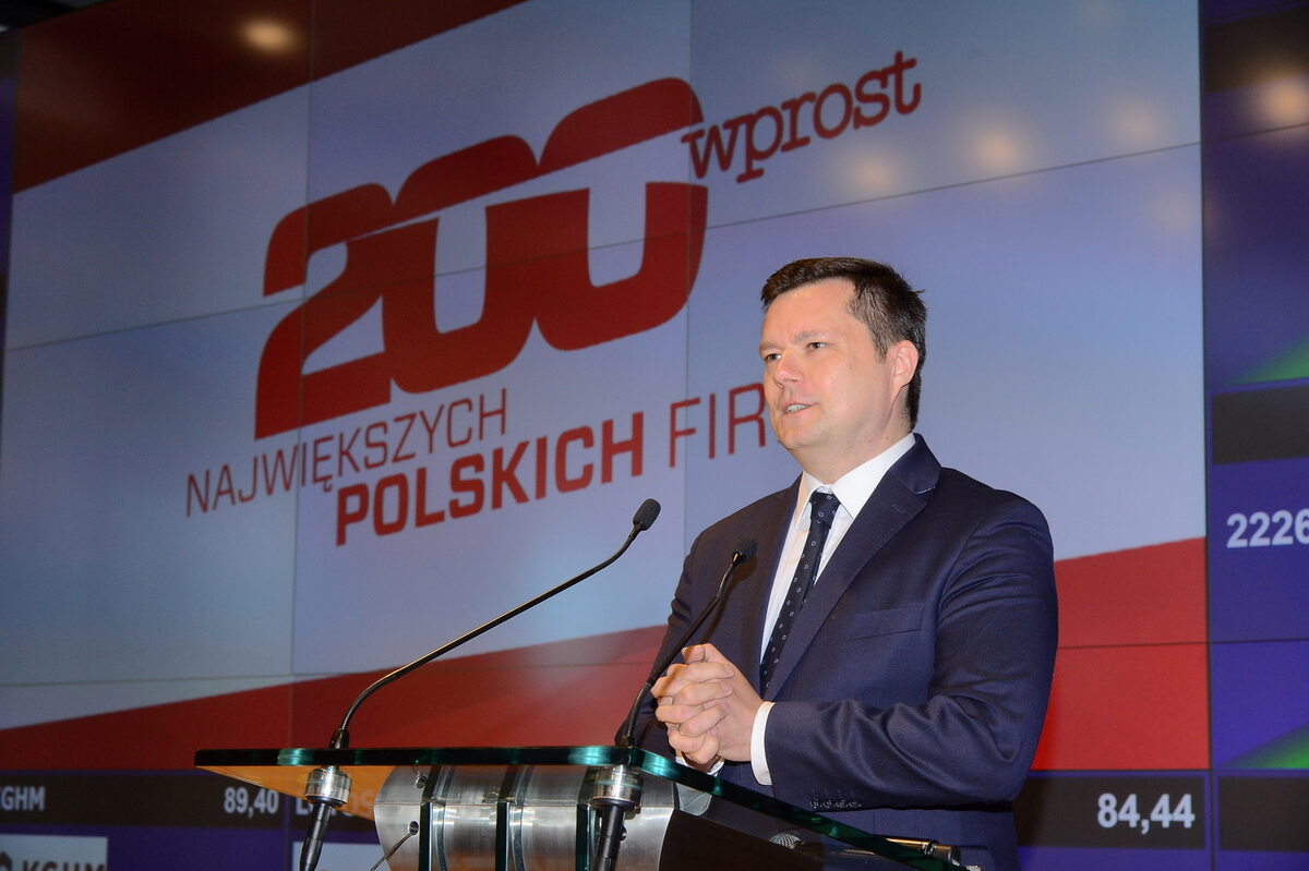 Redaktor naczelny tygodnika „Wprost” Jacek Pochłopień 